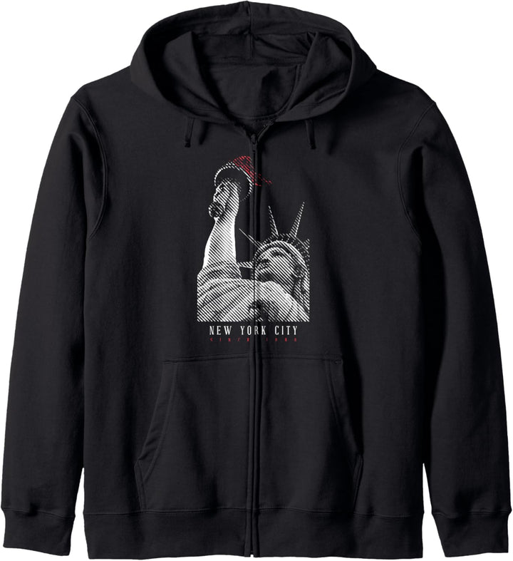 Freiheitsstatue New York City NYC NY USA Amerika Souvenir Kapuzenjacke