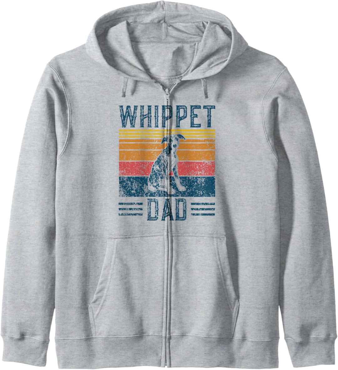 Hund Whippet Dad - Vintage Whippet Dad Kapuzenjacke