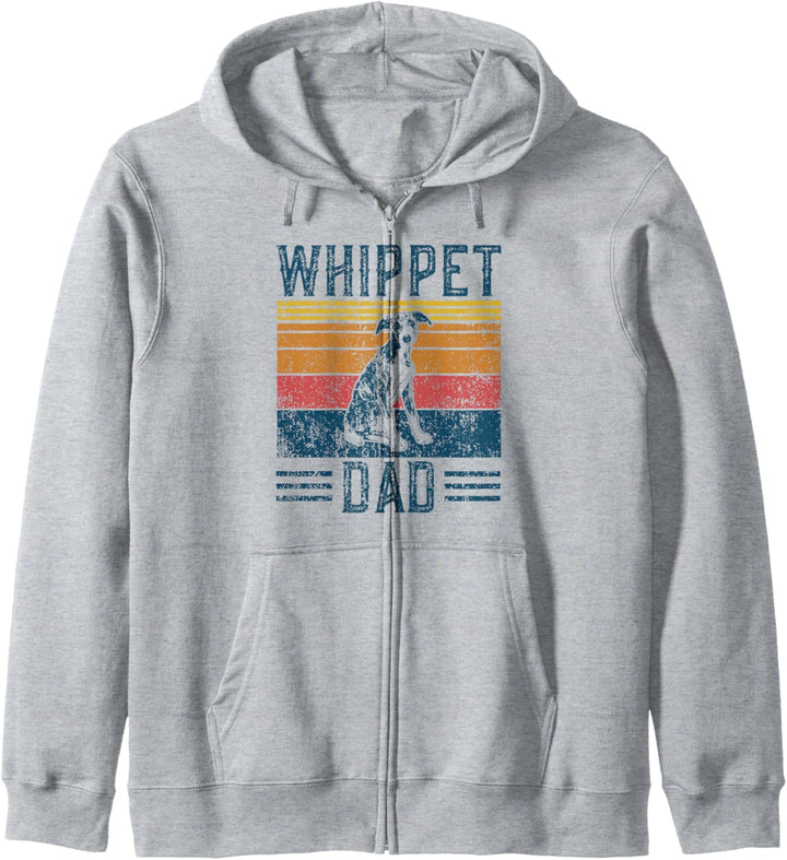 Hund Whippet Dad - Vintage Whippet Dad Kapuzenjacke