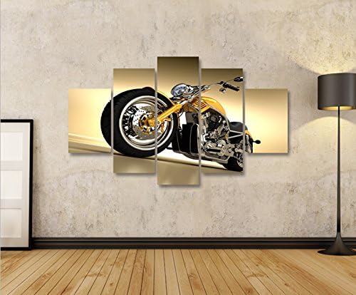 islandburner Bild Bilder auf Leinwand Chopper Motorrad Fat Boy MF XXL Poster Leinwandbild Wandbild D