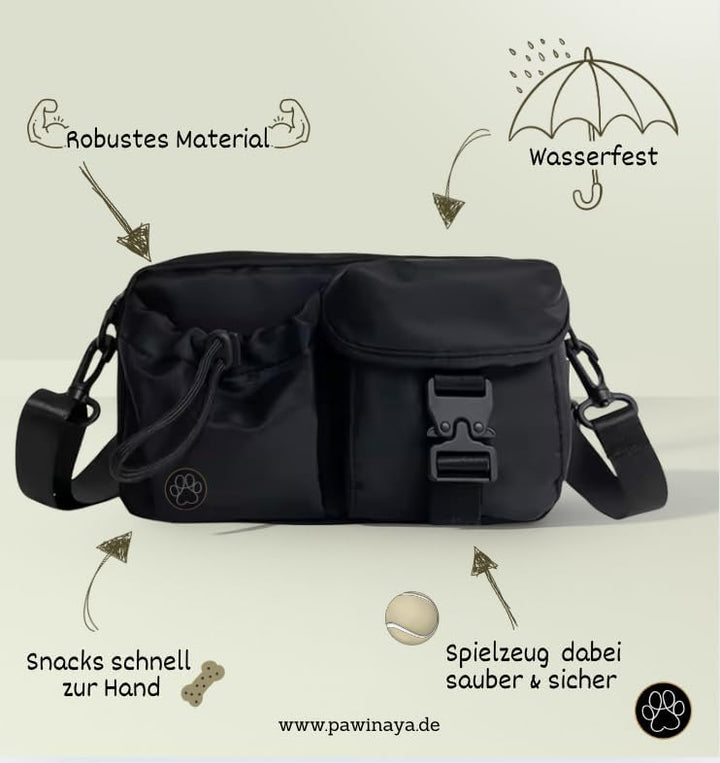 Urban Walk Gassitasche – Stilvolle & praktische Tasche für unterwegs | Stauraum, wasserabweisend, le