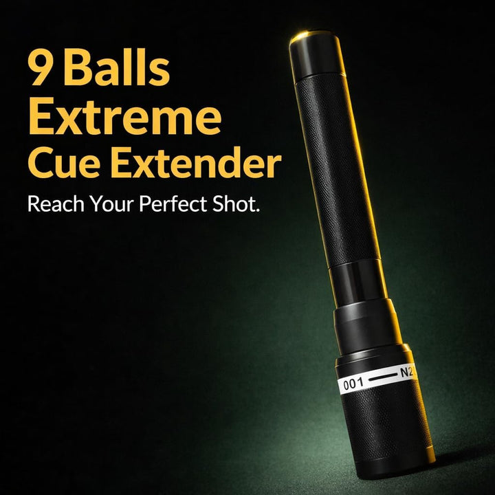 Billard Pool Queue Verlängerung, Pool Queue Stick Extender 9 Kugeln Billard Queue Butt End Extender
