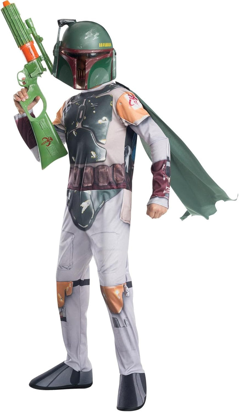 Rubie‘s Star Wars Boba Fett-Kostüm für Kinder, Stil 3, Grösse M, Alter 5- 7 Jahre, Grösse 127 - 137 