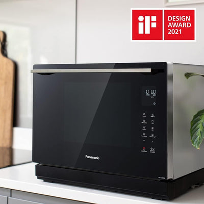 Panasonic NN-CS89LBGPG 4in1 Kombi Mikrowelle Dampfbackofen, 1000, 31 liters, Schwarz-Edelstahl