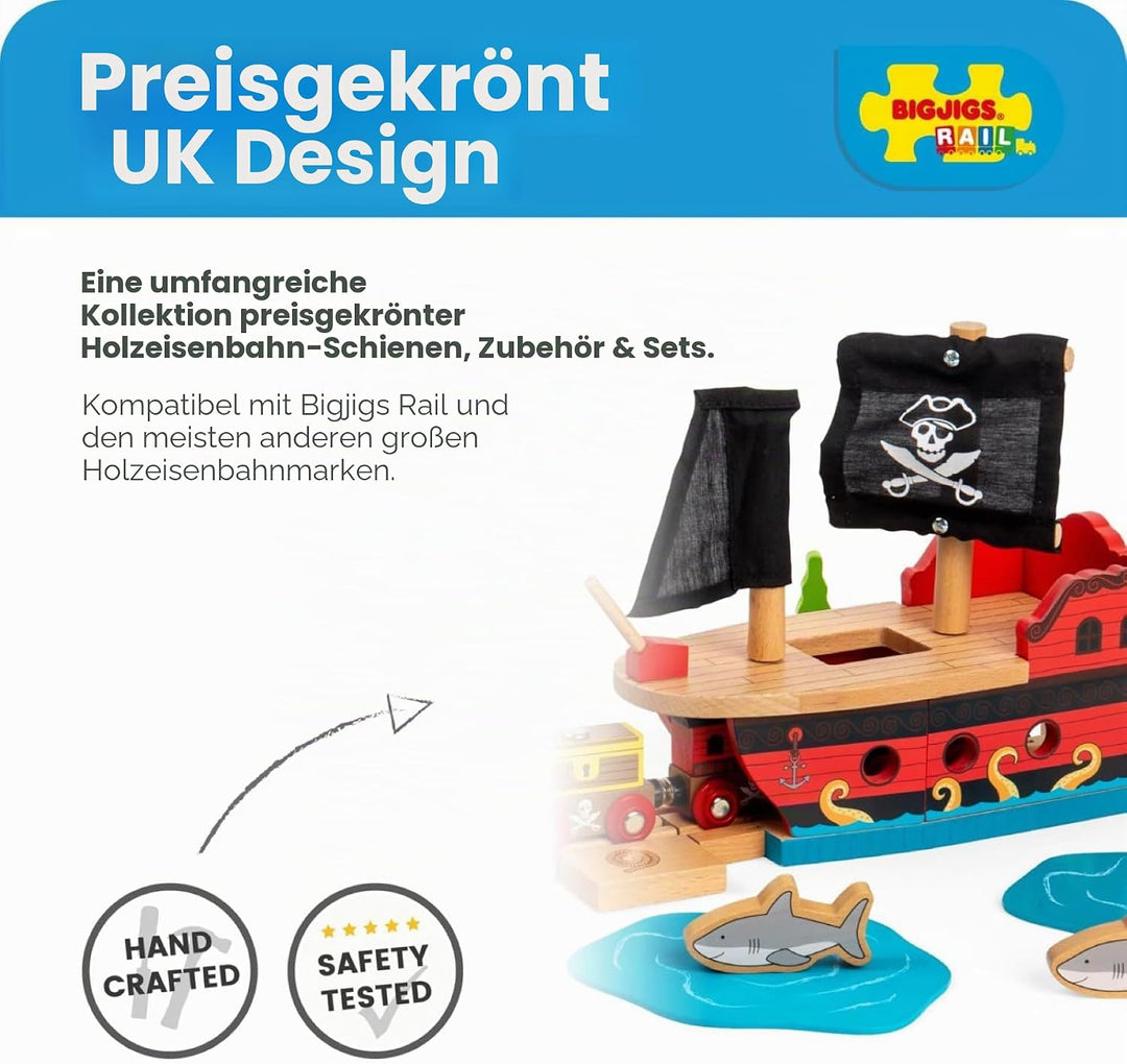 Bigjigs Rail Piratenschiff