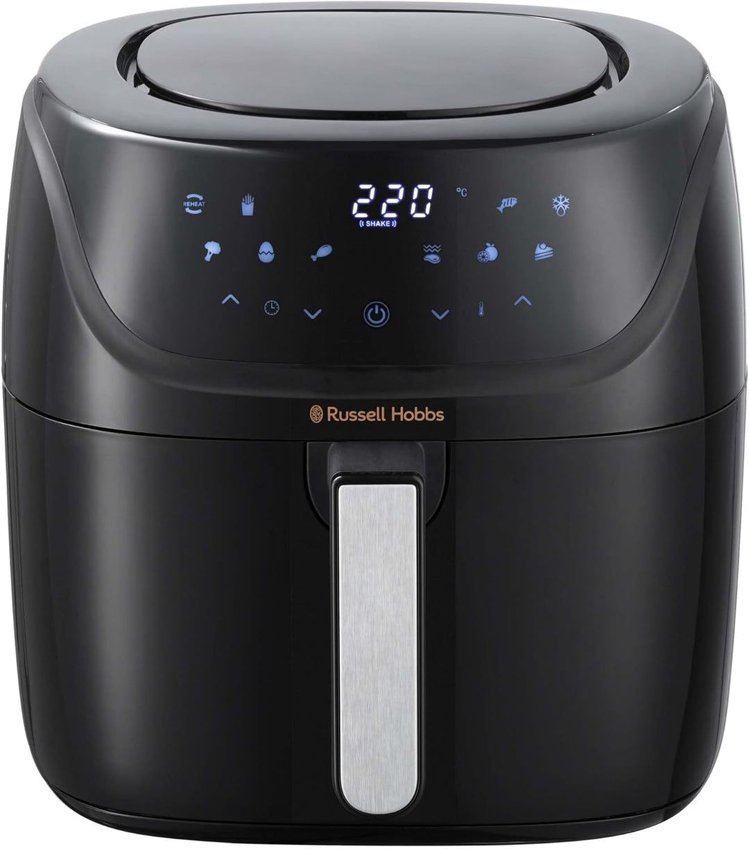 Russell Hobbs Heissluftfritteuse XXL [8L|7 Kochfunktionen|10 Programme] AirFryer (spülmaschinenfest,