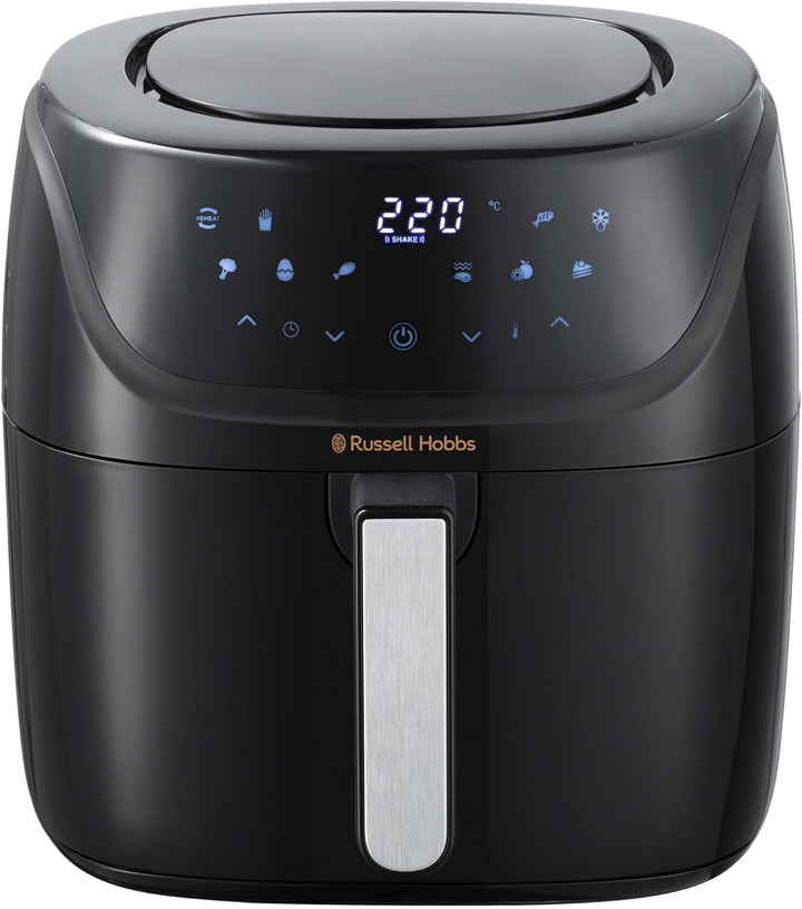 Russell Hobbs Heissluftfritteuse XXL [8L|7 Kochfunktionen|10 Programme] AirFryer (spülmaschinenfest,