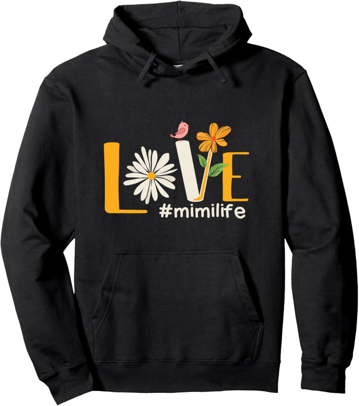 Love Mimi Life Cute New Grandma Mother's Day Pullover Hoodie