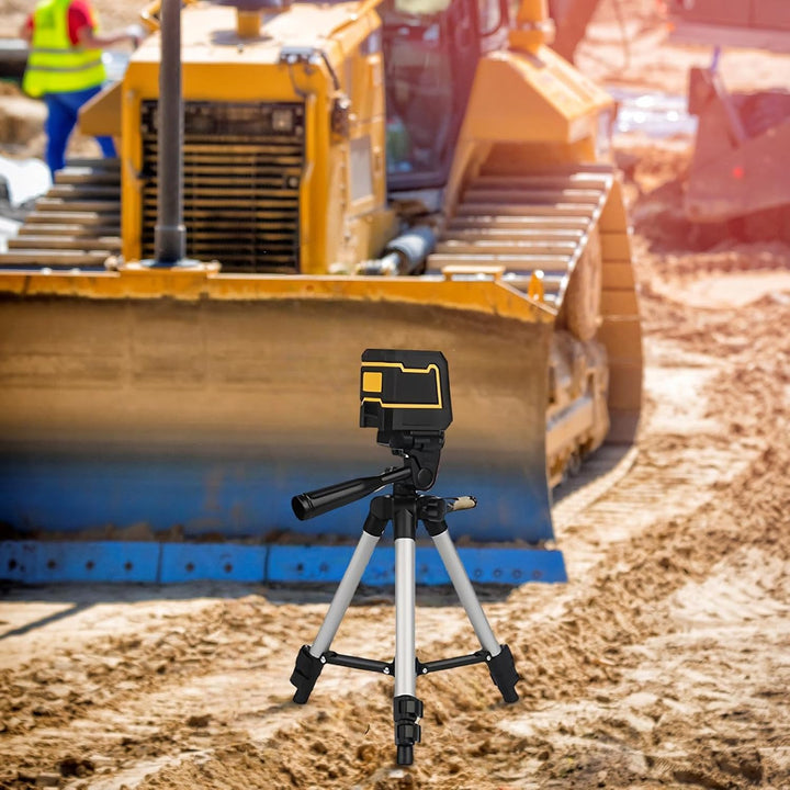 Einstellbare Kreuz Laser Level - Höhenverstellbares Stativ | Kurze Montagezeit Ausgleichs-Set Für Mo