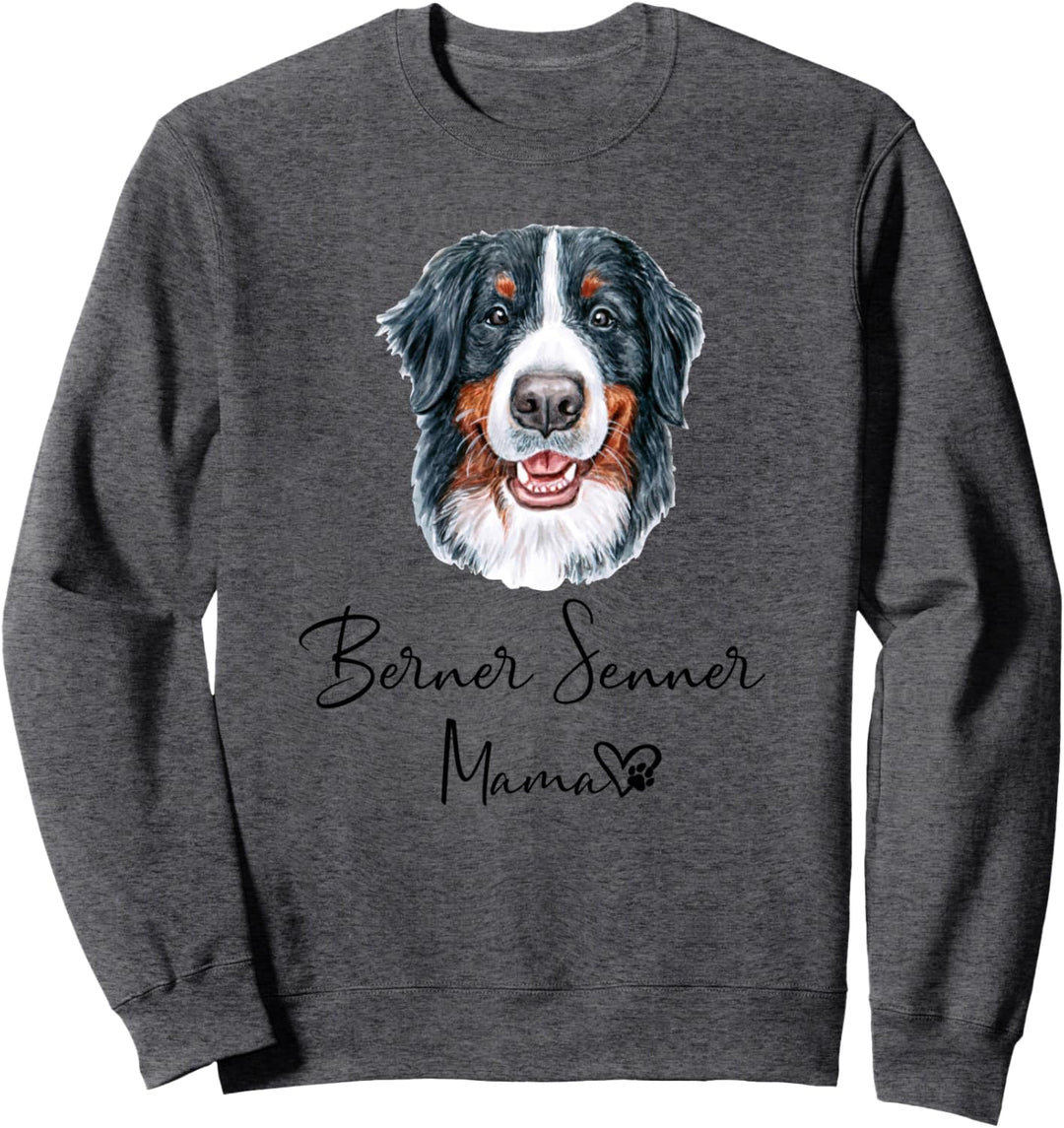 Berner Senner Mama Hundemama Hund Frauchen Geschenk Sweatshirt