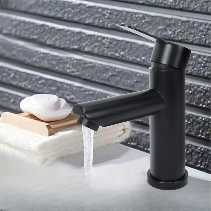 Wasserhahn Bad Waschtischarmatur Schwarz Badarmatur Waschbecken Armaturen Matt Waschtischarmatur Set