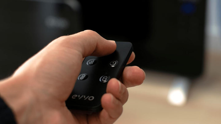 EVVO C Glas-Konvektor, WLAN, 2.000 W, Touchscreen, Fernbedienung, Timer, Fusshalterung, Überhitzungs