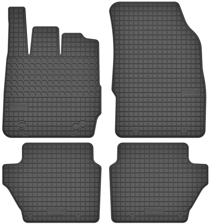 Gummimatten Gummi Fussmatten Satz für Ford Fiesta MK6 (08-17) / Mazda 2 II (07-14) - Passgenau