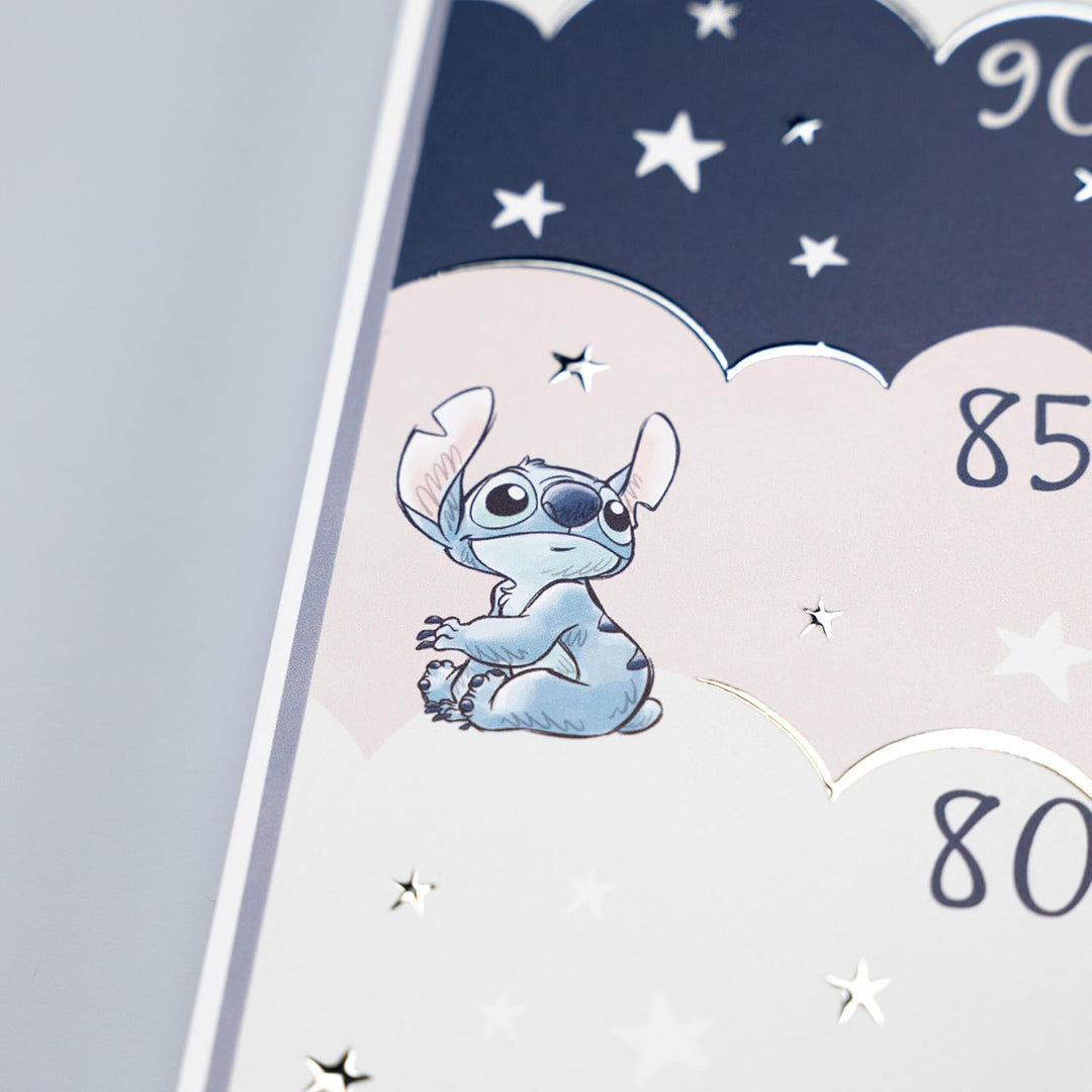 VALENTI & CO. - Disney Lilo und Stitch - Zollstock für Kinder aus Holz mit silbernen Details - Perfe