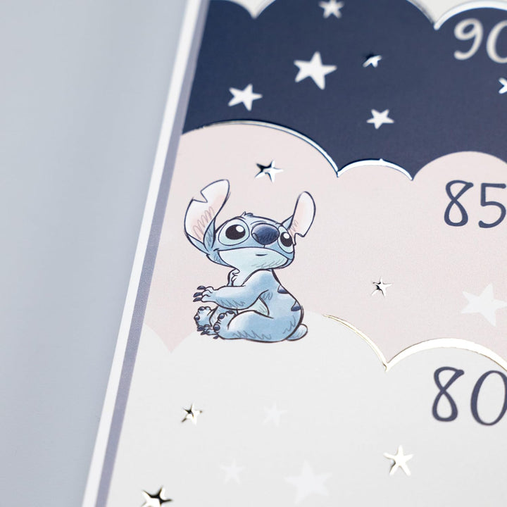 VALENTI & CO. - Disney Lilo und Stitch - Zollstock für Kinder aus Holz mit silbernen Details - Perfe