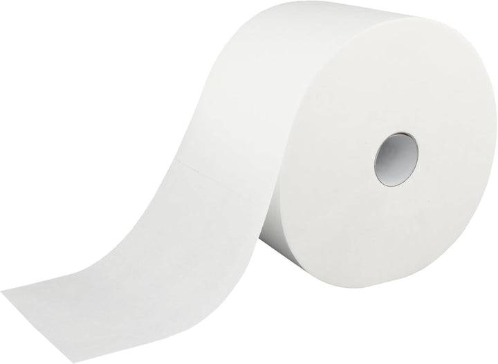 2 Putztuchrollen weiss | 2-lagig | 24x34 cm | 1500 Abrisse | perforiert | Zellstoff | saugstarke und