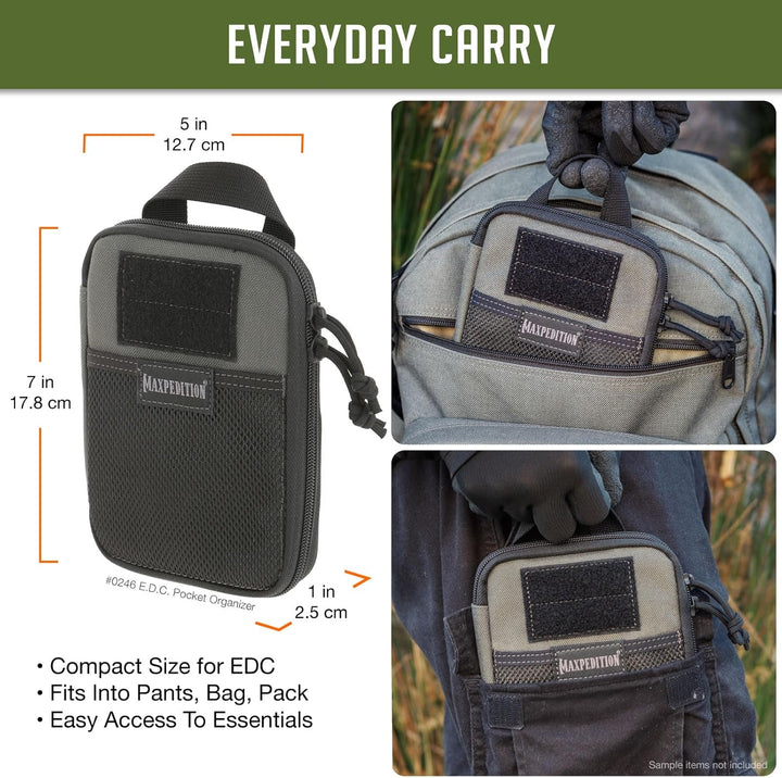 Maxpedition E.D.C. Taschen-Organizer Wolf-Grau, Wolf-Grau