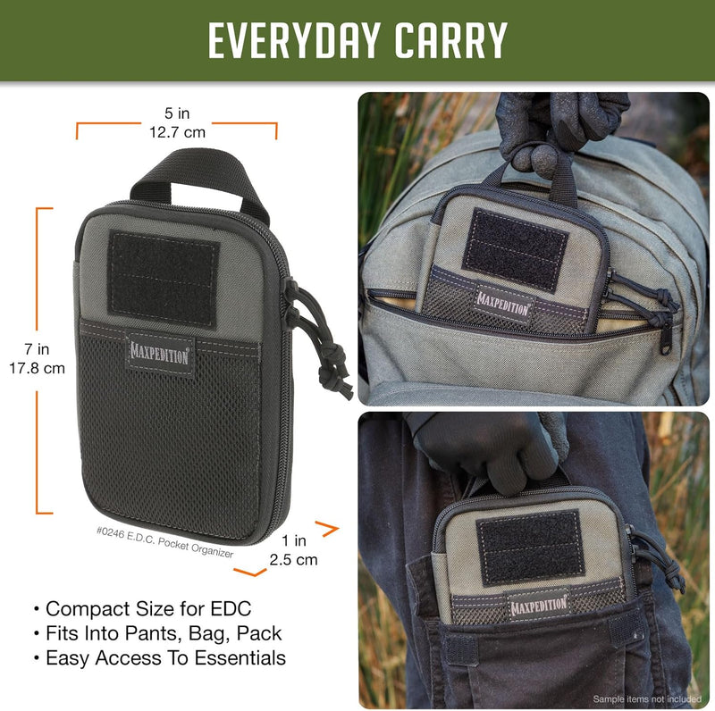 Maxpedition E.D.C. Taschen-Organizer Wolf-Grau, Wolf-Grau
