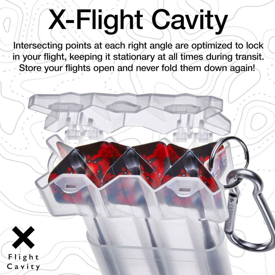 Casemaster von GLD Products Nomad verstellbare Darttasche Farblos, Farblos