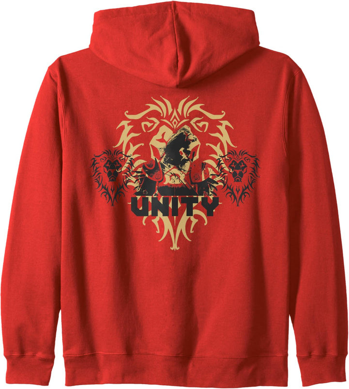 Unity Logo der Warcraft Alliance Kapuzenjacke