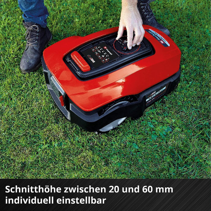 Einhell Mähroboter FREELEXO 500 BT Power X-Change (Li-Ion, Multizonen-Modus, bis 35% Steigung, Appst