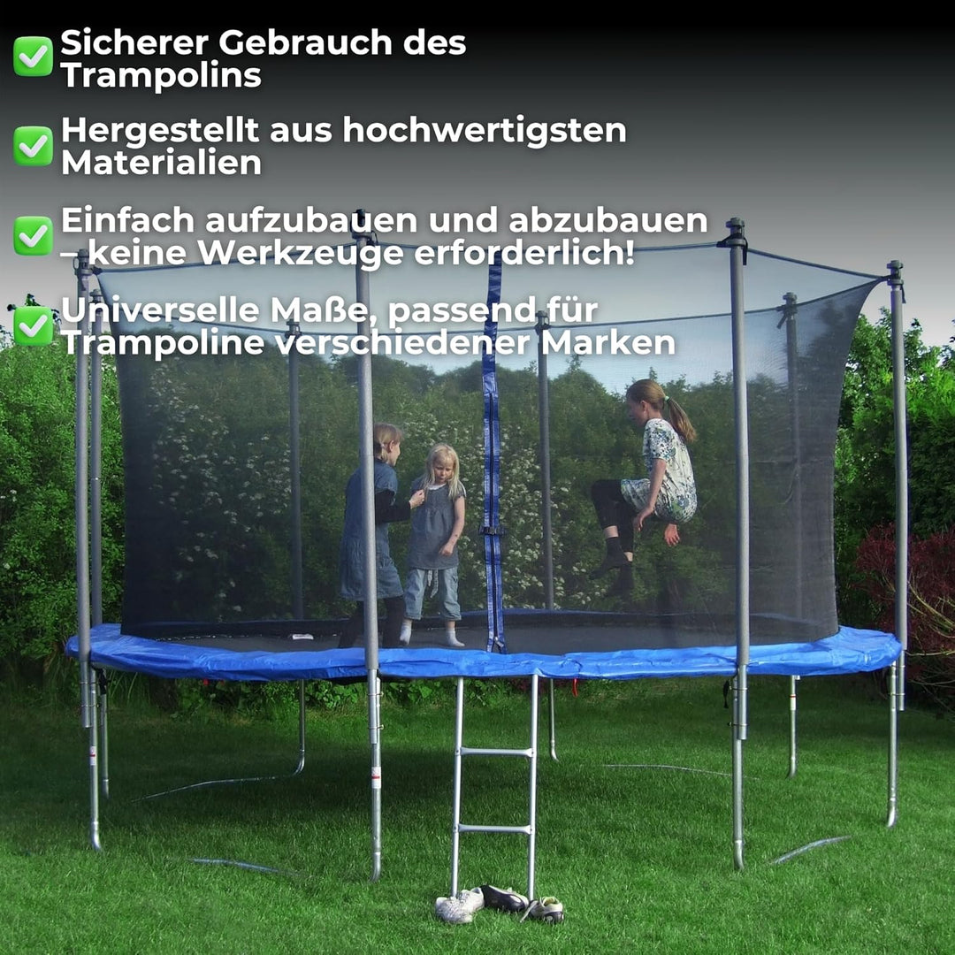SPRINGOS Trampoline Randpolster Umrandung Ersatzteile für Trampoline Blau 460 cm, Blau 460 cm