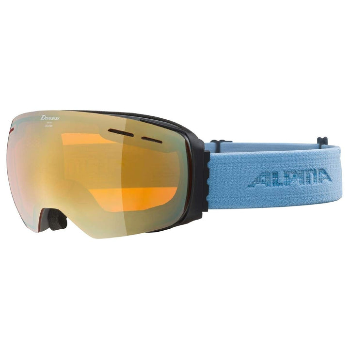 ALPINA Unisex Skibrille Skibrille (1er Pack) Einheitsgrösse grey-skyblue, Einheitsgrösse grey-skyblu