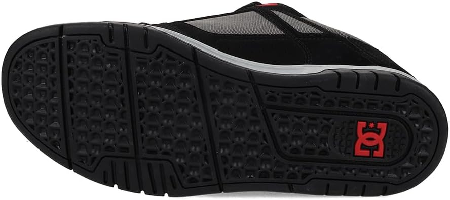 DC Shoes Court Graffik Se, Damen Sneaker 42 EU 009 Black Black Red, 42 EU 009 Black Black Red