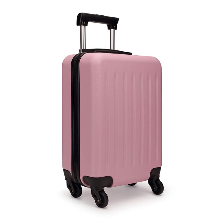 KONO Koffer Reisekoffer Gross Trolley Hartschale ABS Gepäck 4 Rollen Spinner Rollenkoffer (Pink, Gro