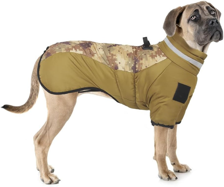 OCSOSO Hundemantel Winter, Hundejacke Hundepullover für Kleine Mittlere Grosse Hunde - Wasserdicht W