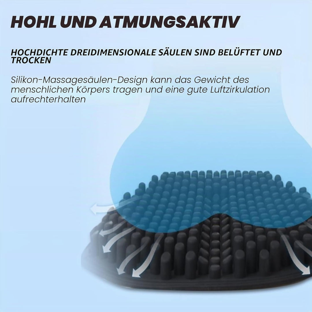 Leapiture Motorrad Sitzkissen Motorrad Gel Sitzkissen Kühlung unten Schock Absorption Druckentlastun