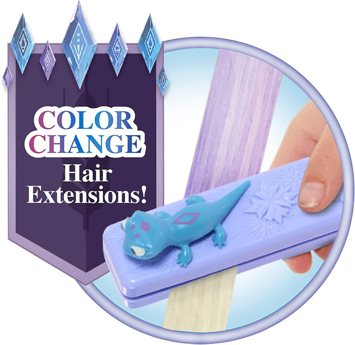Just Play Disney Die Eiskönigin 2 Deluxe-Frisierkopf ELSA mit Zubehör, 17-teilig, Kinderspielzeug ab