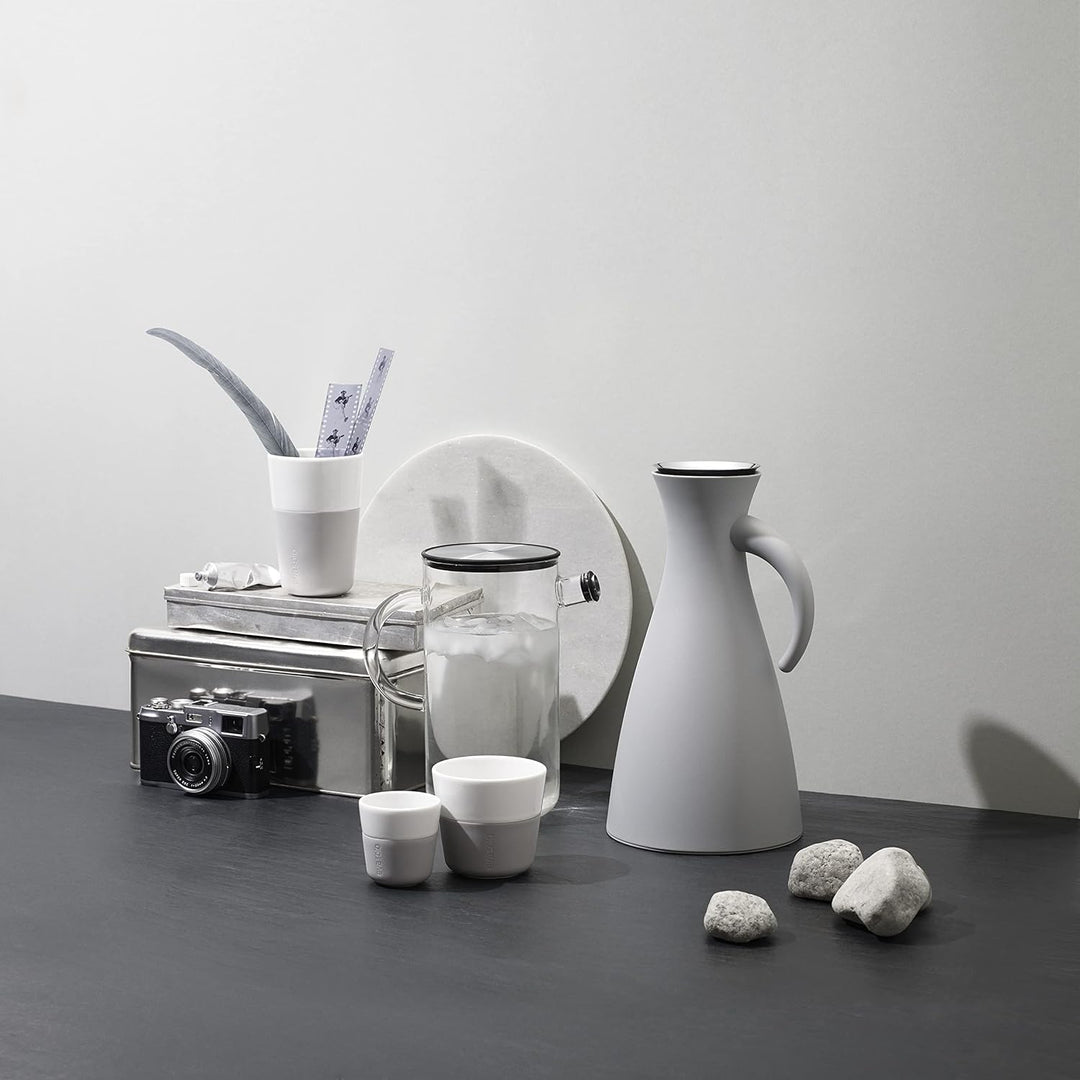 EVA SOLO | Isolierkanne 1,0l Marble grey | 100% tropffreie | Marble Grau Mable Grau, Mable Grau