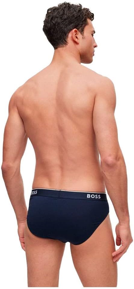 BOSS Herren Power Slips Briefs Unterhosen Cotton Stretch 3er Pack S Open Miscellaneous972, S Open Mi