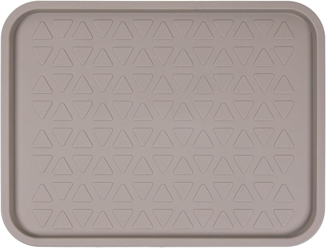 Set Schuhabtropfschale Schuhmatte wasserdichte, pflegeleicht, Kunststoffmatte schützt Böden Schuhabl