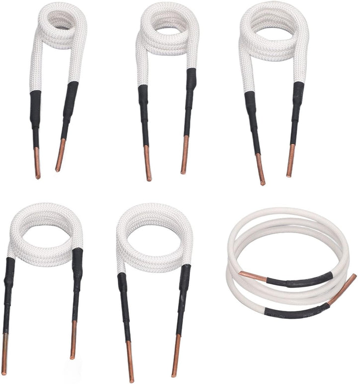 6 Stück Induktionsspule 3 Mm Messingkern 20 25 30 35 40 Mm Freiformende Induktionsheizdrähte Indukti
