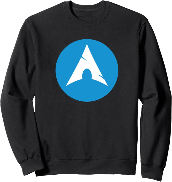 Arch Linux Lover T-Shirt mit blauem Logo Open Source Os Tee Sweatshirt