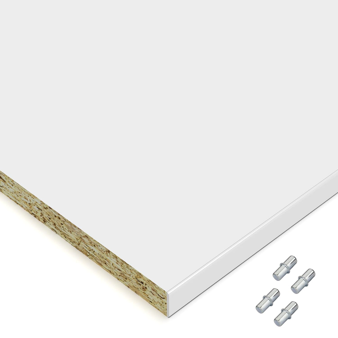 Einlegeboden Regalboden Holzboden 19mm nach Wunschmass max. 500mm breit x 400mm tief Zuschnitt Anfer