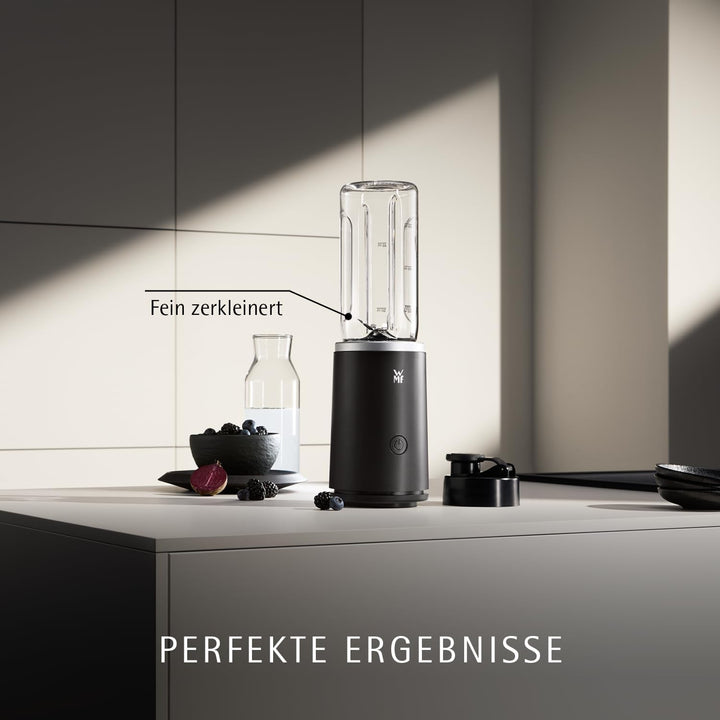 WMF Mix & Go Touch Smoothie Maker to go, tragbarer Mixer & kompakter Standmixer, 500 W Hochleistungs