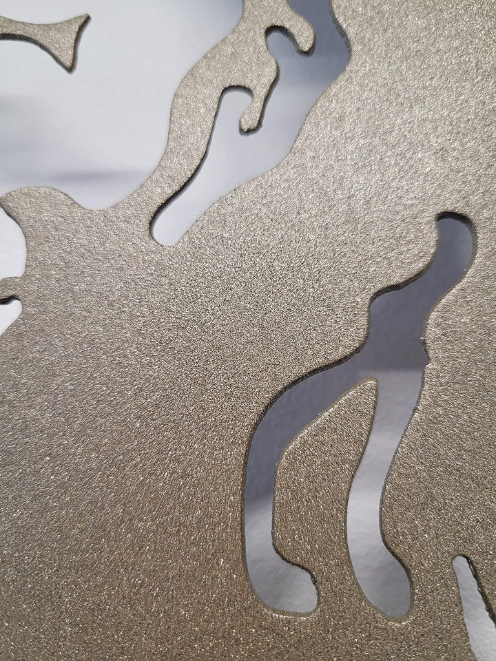 MetalArtWallDecor Baum des Lebens Wanddekoration, Metall, 60 cm, bronzefarben