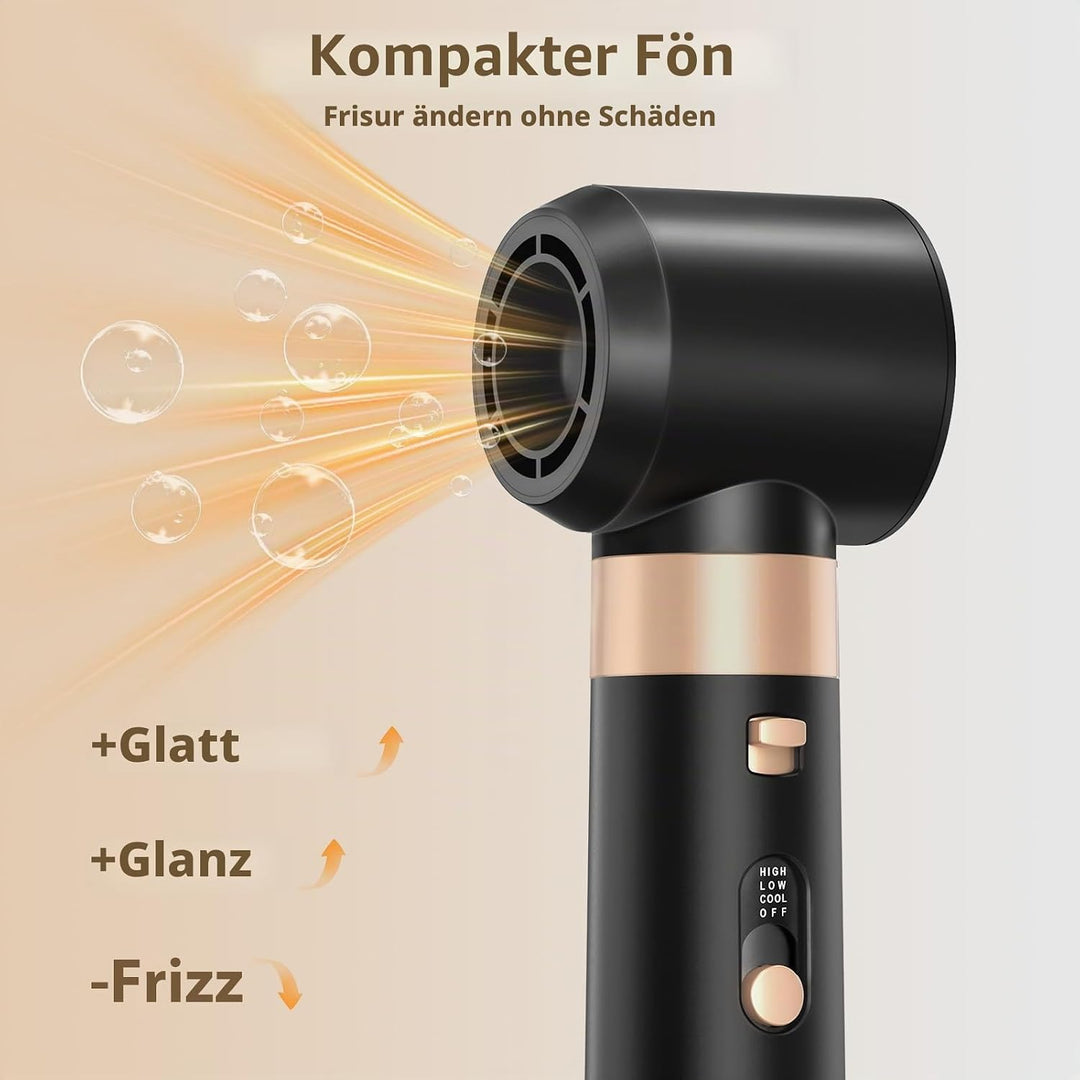 Sendowtek Haarstyler 6 in 1, Airstyler Set 950W Multi Haarstyling Geräte mit 3 Temp Lockenstab Warml