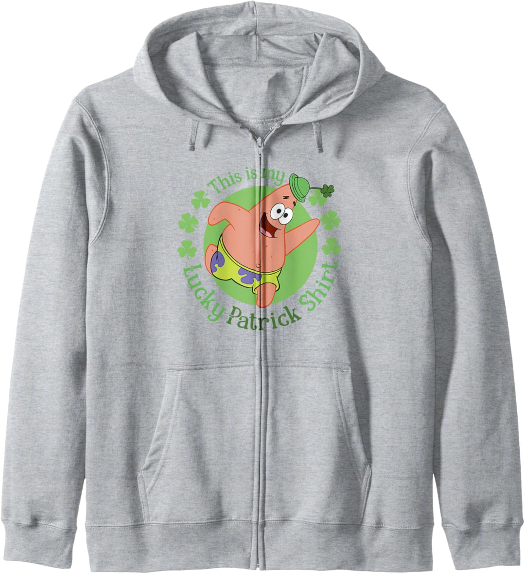 SpongeBob SquarePants St. Patrick's Day Lucky Patrick Shirt Kapuzenjacke