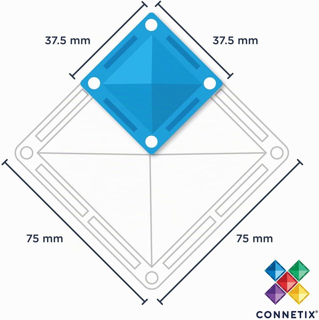 CONNETIX Magnetische Bausteine Mini-Reisepack, 32 Stück
