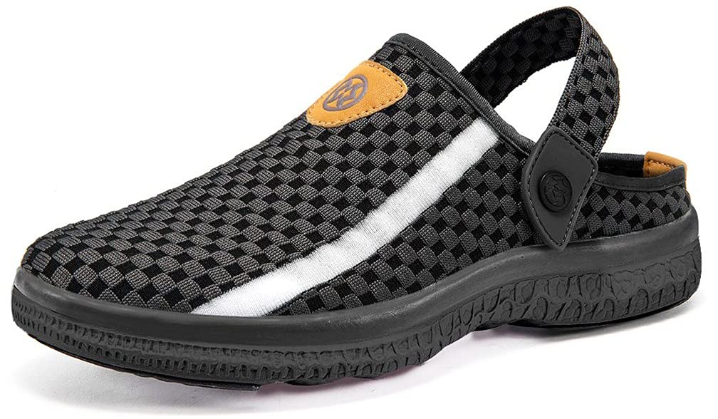 Unisex Clogs Hausschuhe Atmungsaktiv Mesh Pantoletten Sommer Beach Freizeit Schuhe rutschfest Weiche