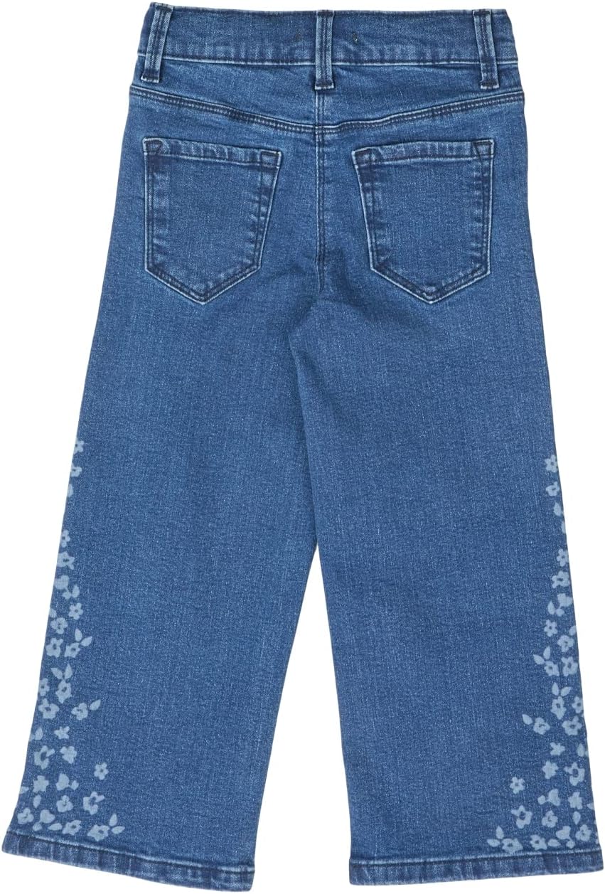 s.Oliver Mädchen Jeans, Wide Leg 110 Slim Blau, 110 Slim Blau