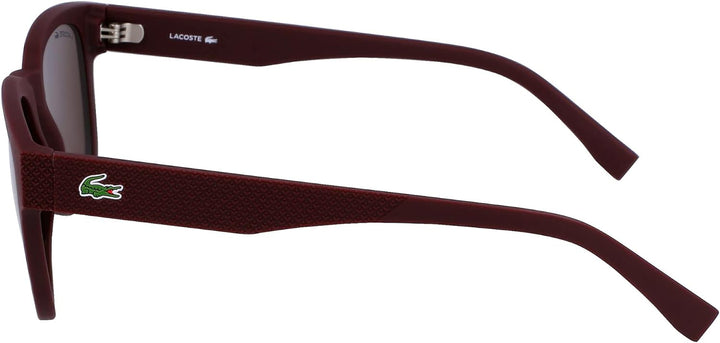 Lacoste Unisex L982S Sunglasses, 600 Matte RED, 53