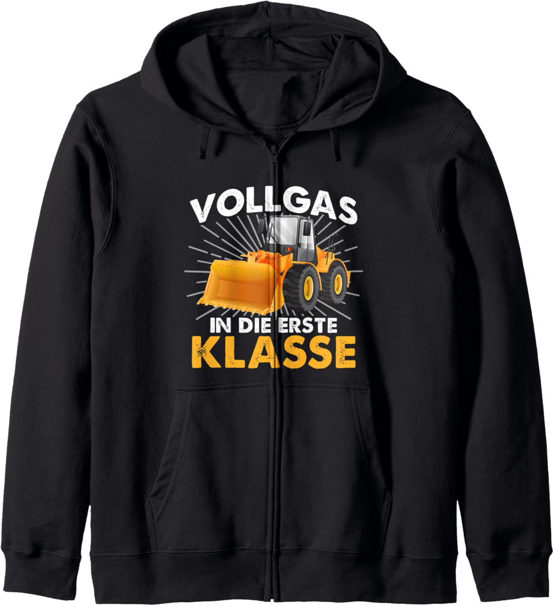 Kinder Einschulung Trecker Jungen Schulkind 2021 Traktor Kapuzenjacke