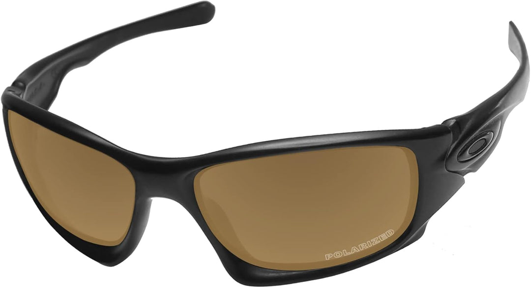 PapaViva Ersatzgläser für Oakley Ten X OO9128 Bronze-gold – Polarisiert, Bronze-gold – Polarisiert