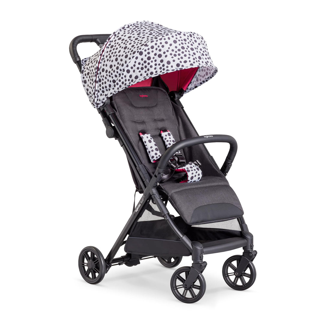 Inglesina Quid² Polka Dots White Kinderwagen, leicht, bis 22 kg, kompakt und leicht, ideal für Flugz