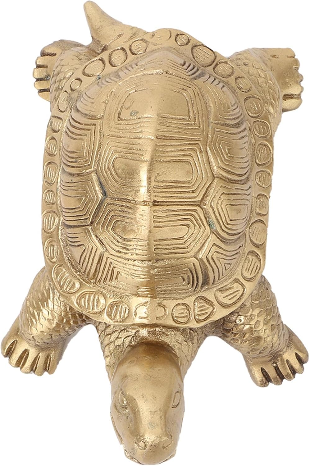 Ginyia Feng Shui Schildkröte, Reine Messinghandgemachte Langlebigkeits-reiche glückliche Schildkröte